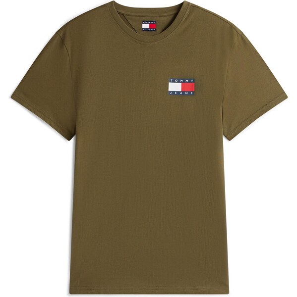 Tommy Jeans Tričko ESSENTIAL modrá / kaki / červená / biela 66263647