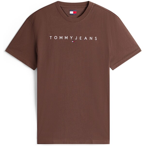 Tommy Jeans Tričko čokoládová / biela 66263648