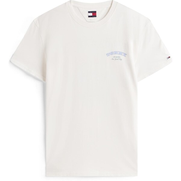 Tommy Jeans Tričko svetlomodrá / smaragdová / oranžová / biela 66263687