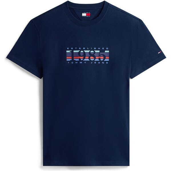 Tommy Jeans Tričko námornícka modrá / svetlomodrá / fialová / červená 66263708