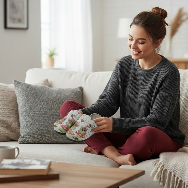 Dámske zdravotné biele šľapky Dr. Klompa Owl Couple 66264975