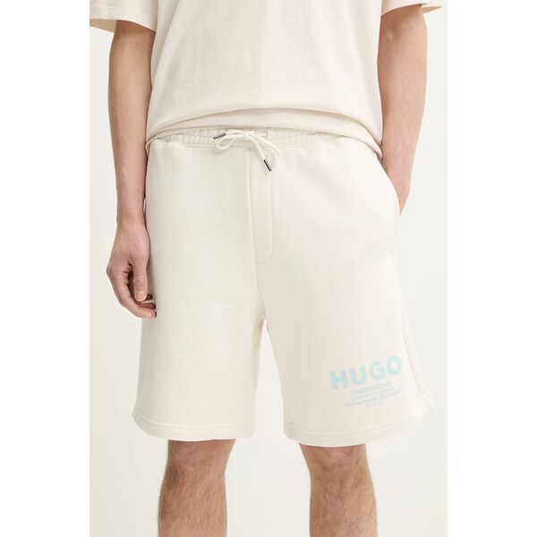Bavlnené šortky Hugo Blue Nomario 62335828