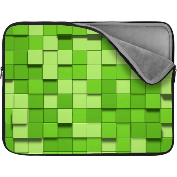Sablio Obal na notebook Green Blocks 3D 65427097