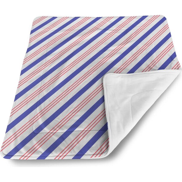 Sablio Deka pre bábätko Modročervené pruhy 60375080