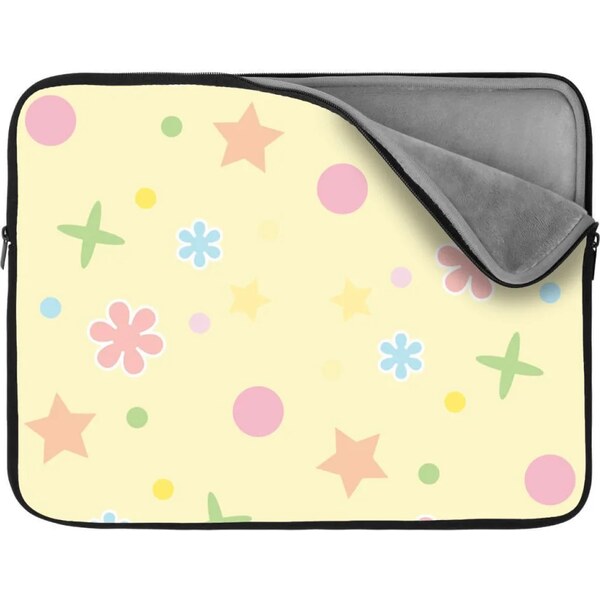 Sablio Obal na notebook Kvetiny na žltej 65427016