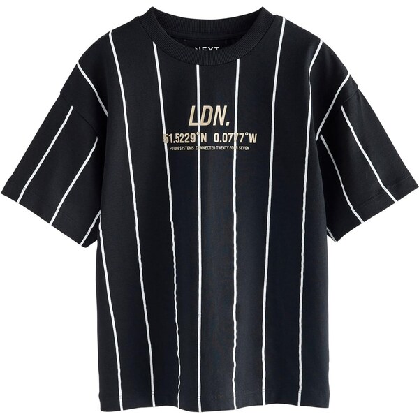 Next Tričko čierna / biela 66274636