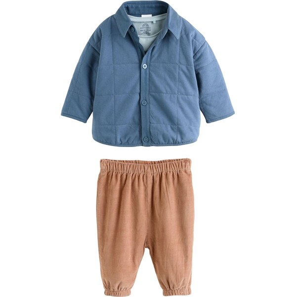 Next Set kráľovská modrá / nebesky modrá / tmavomodrá / karamelová 66274638