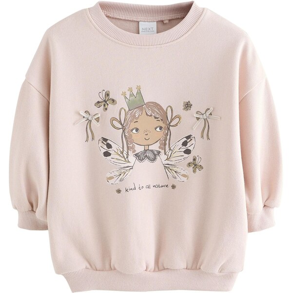 Next Mikina kaki / rosé / čierna 66274648