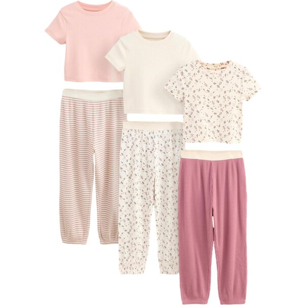 Next Pyžamo svetlobéžová / zelená / ružová / purpurová 66274649