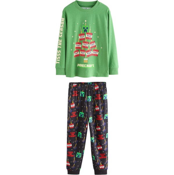 Next Pyžamo zelená / červená / čierna / biela 66274683