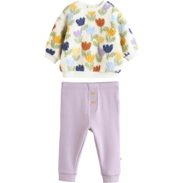 Next Set námornícka modrá / svetlozelená / orgovánová / biela 66274808