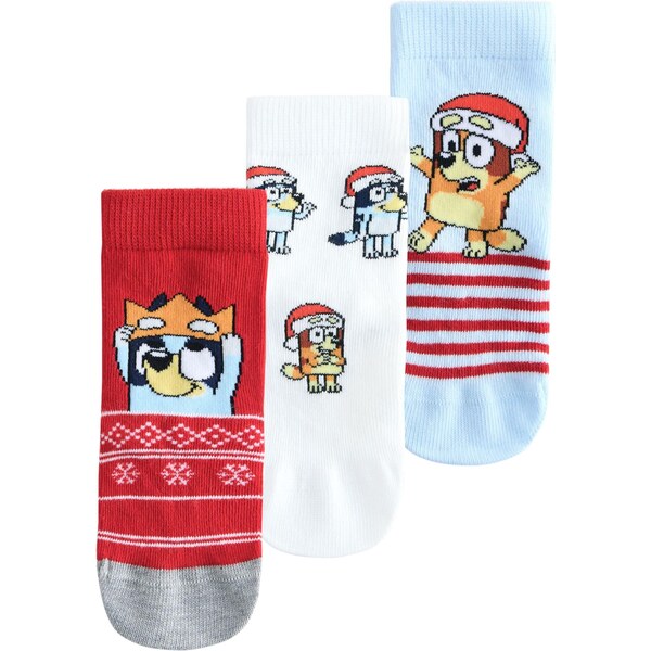 Next Ponožky modrá / svetlohnedá / sivá / ohnivo červená 66274816