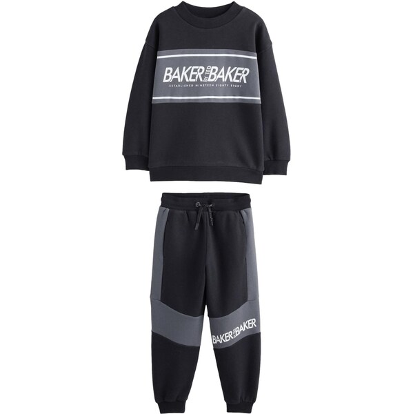 Baker by Ted Baker Joggingová súprava sivá / čierna / biela 66274672