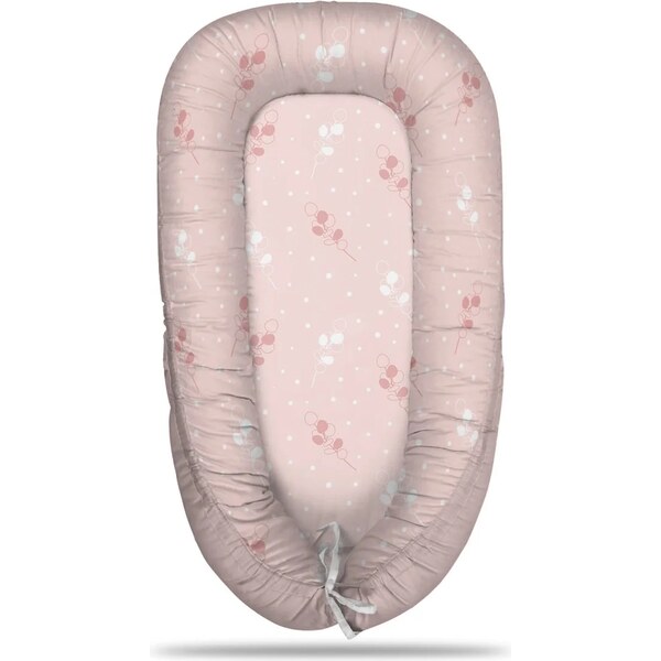 Sablio Hniezdočko pre bábätko Biele a ružové kvety 65114216