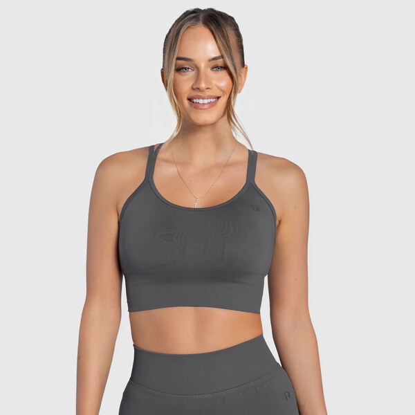 Dámska športová podprsenka Iron Aesthetics Ultimate, sivá 66275984