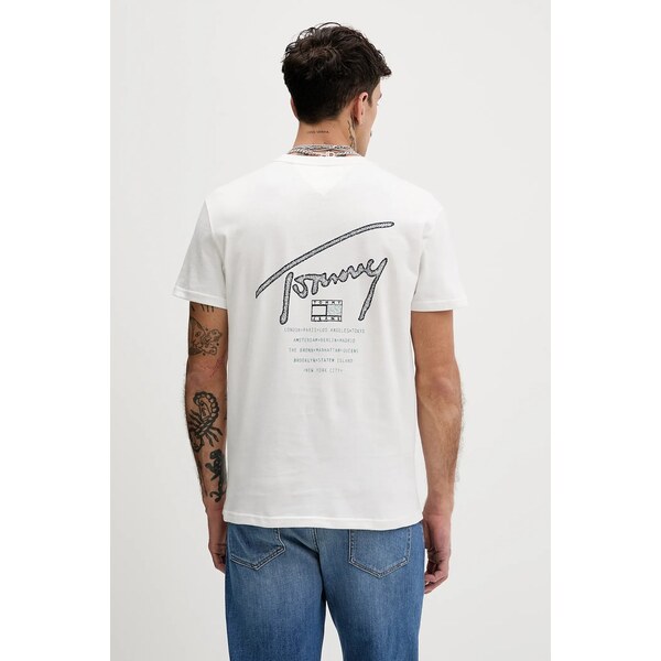 Bavlnené tričko Tommy Jeans 66276704