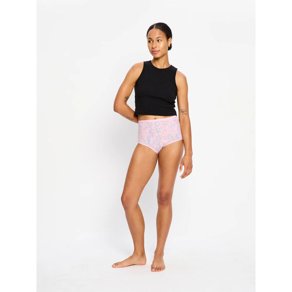 Menštruačné nohavičkyModibodi Classic Full Brief Moderate Flore Pink 66454384
