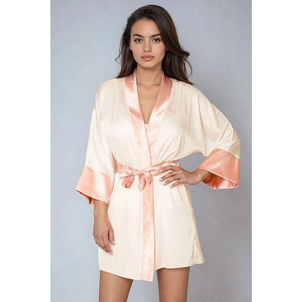 Kalimo Saténový župan Ampat ecru 43821016