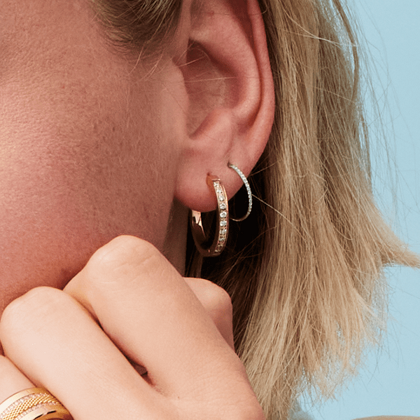 Bering Blyštivé oceľové kruhy so zirkónmi Arctic Symphony 730-17-05 66582936