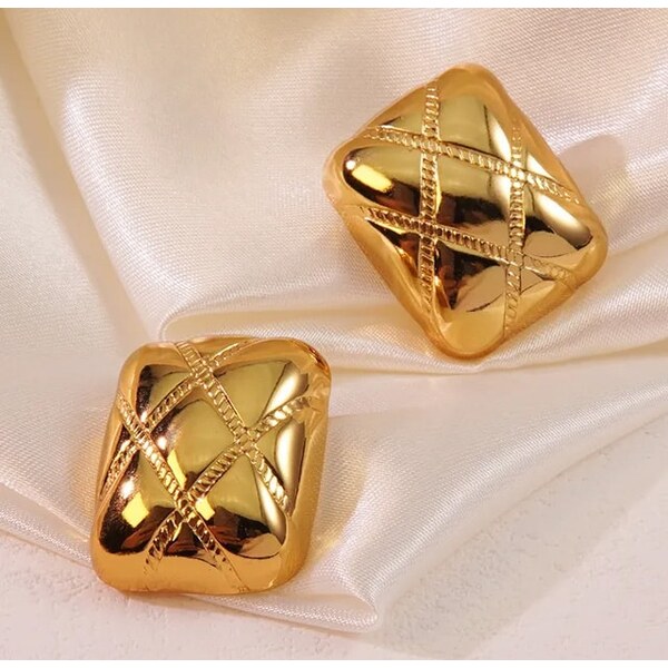 Oceľové náušnice Glare 549 66293484