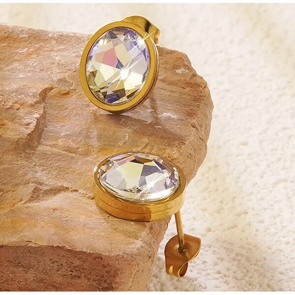 Oceľové náušnice Glare 560 66293495