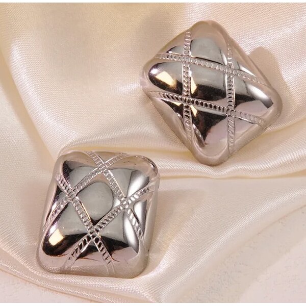 Oceľové náušnice Glare 550 66293485