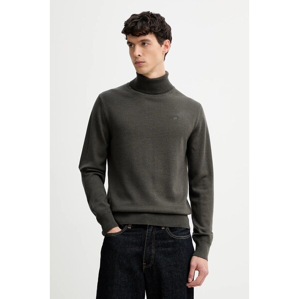 Vlnený sveter G-Star Premium core turtle 66293567