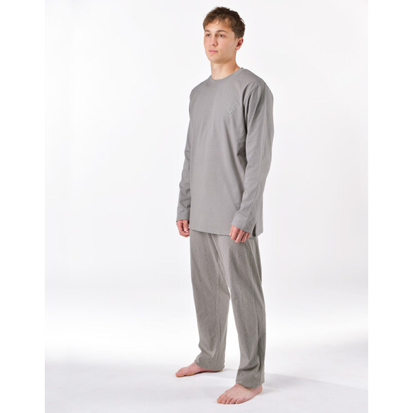 Pánske pyžamo Gino sivé (79195_MxGLMZ) 66294176
