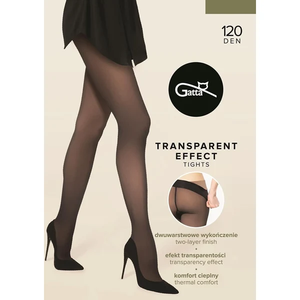 Pančuchové nohavice Gatta Transparent Effect 120 den 2-4 67092418
