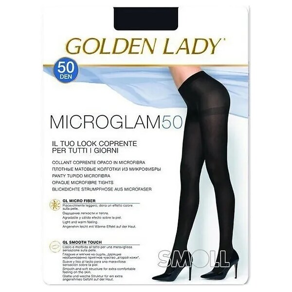 Pančuchové nohavice Golden Lady Microglam 50 den 2-5 66294273