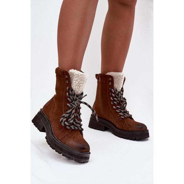 Boto Dámske zimné topánky Camel Bellora 66470598