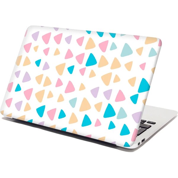 Sablio Samolepka na notebook Farebné trojuholníčky 65099927