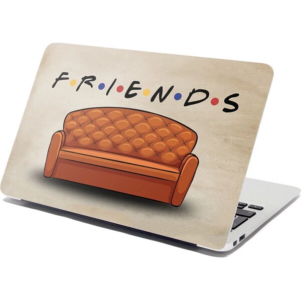 Sablio Samolepka na notebook Seriál Priatelia FRIENDS Gauč 65112601