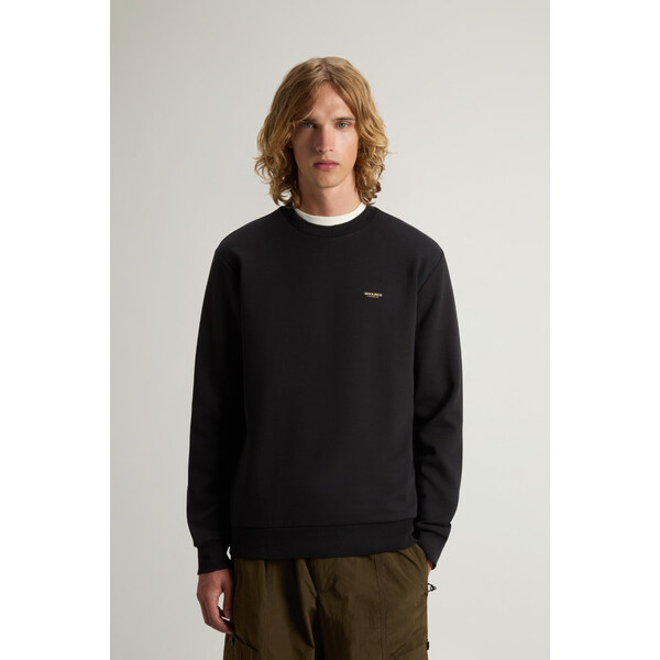 MIKINA WOOLRICH LOGO INTERLOCK CREWNECK 66297564