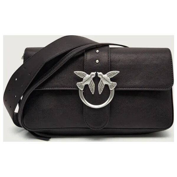 Pinko Kožená kabelka na rameno LOVE ONE SLOUCHY ZIP CLASSIC 66293621