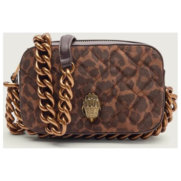 Kurt Geiger Kožená crossbody kabelka KENSINGTON | semiš 66293685