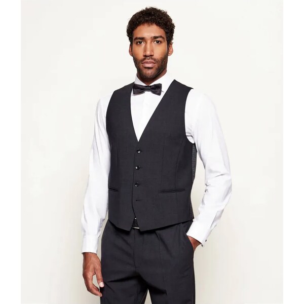 BOSS BLACK vlnená vesta | slim fit 43427496