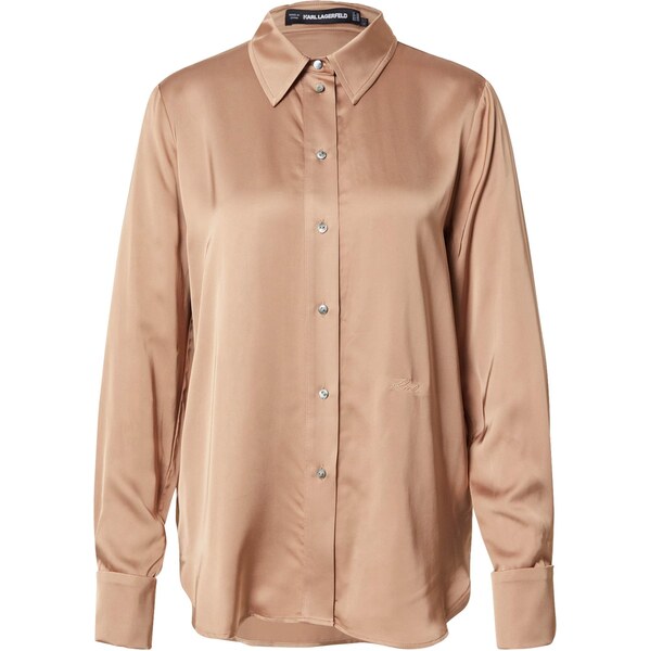 Karl Lagerfeld Blúzka svetlohnedá 66298353