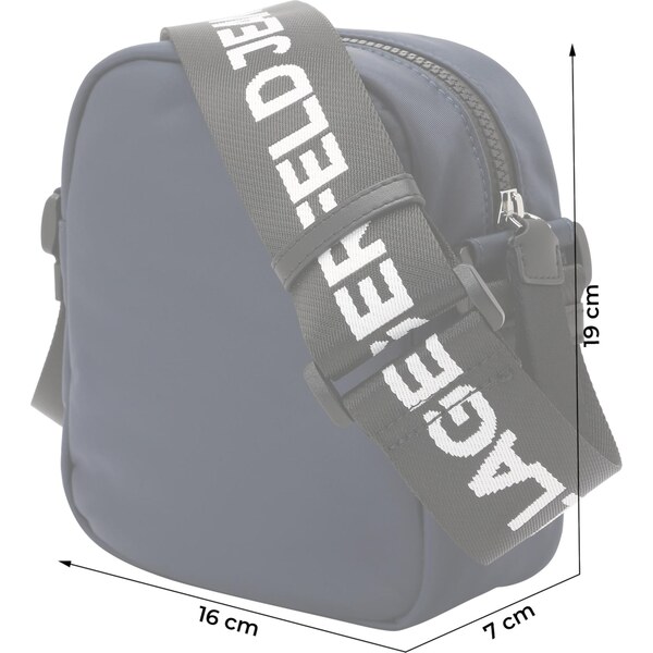 KARL LAGERFELD JEANS Taška cez rameno ESSENTIAL námornícka modrá / 66298731