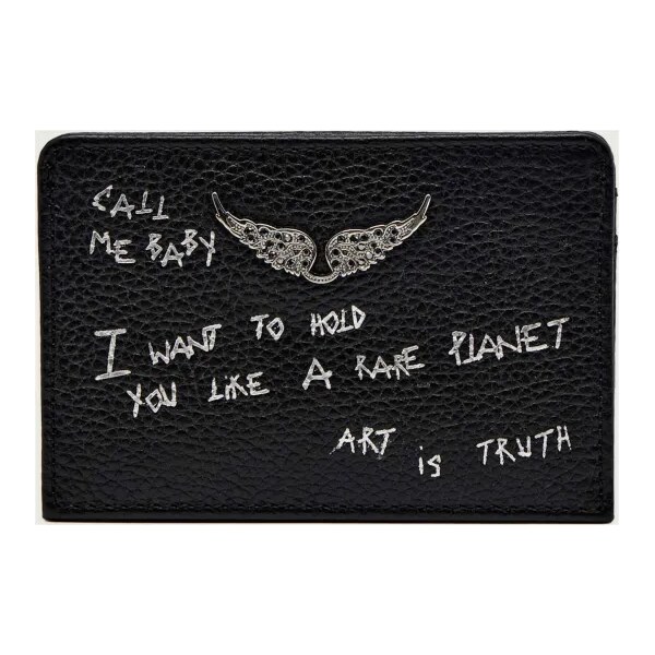 Zadig&Voltaire Kožené puzdro na karty PASS 66293680