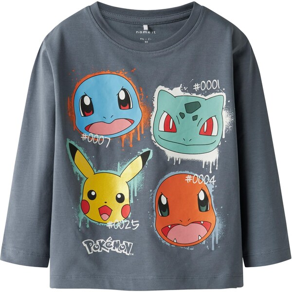 NAME IT Tričko NMMNor Pokemon modrosivá / svetlomodrá / mätová / 66299289
