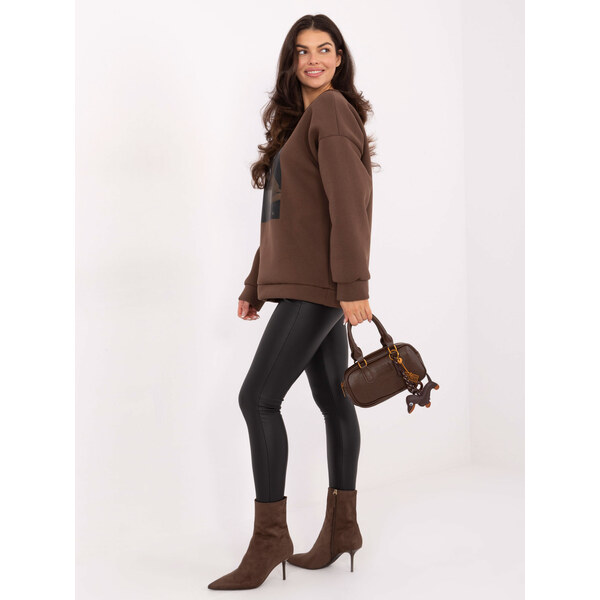 Italy Moda Sweatshirt-MI-BL-4216-1.82-brown 66299371