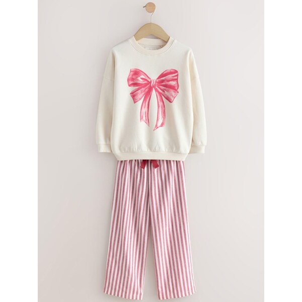 Next Pyžamo ružová / červená / prírodná biela 66299331