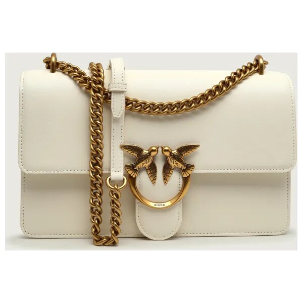 Pinko Kožená kabelka na rameno LOVE ONE CLASSIC 37781081