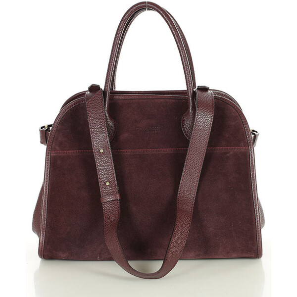 MARCO MAZZINI Dámska kožená taška HOBO | bordová s295c 66300837