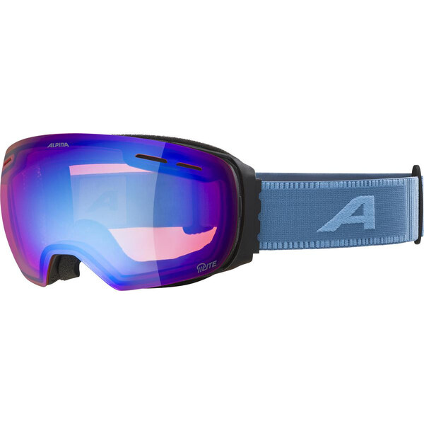 ALPINA GRANBY Q-LITE lyžiarske okuliare, čierna-dymovo modrá, modré 66301725