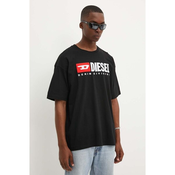 Bavlnené tričko Diesel T-BOXT-DIV 64309803