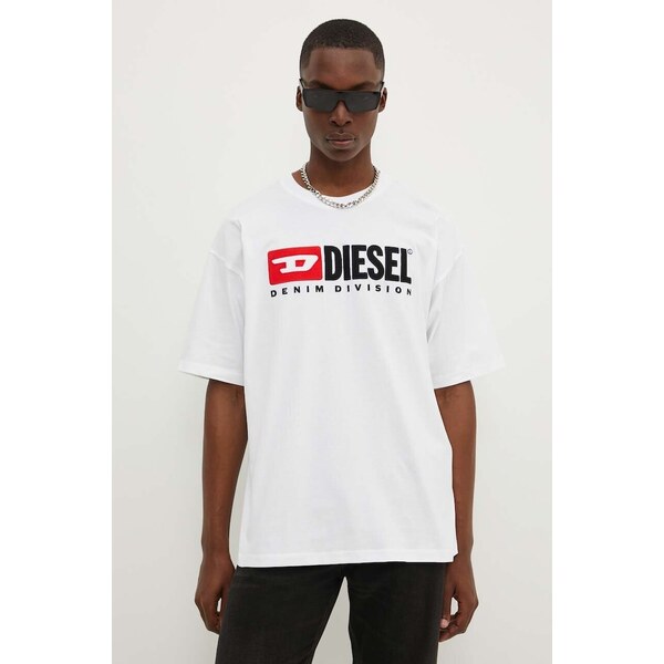 Bavlnené tričko Diesel T-BOXT-DIV 64309804