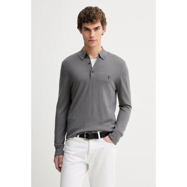 Vlnený sveter AllSaints MODE MERINO 66197628