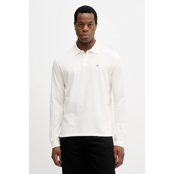 Bavlnené tričko s dlhým rukávom Calvin Klein Jeans 66276737